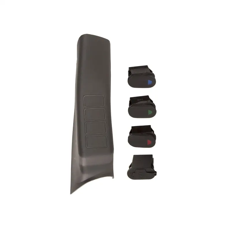 Rugged Ridge 17235.94 A-Pillar Mount Switch Pod Kit – Modular Design For Auxiliary Controls 1