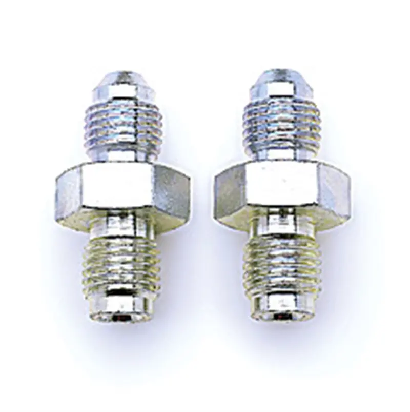 Russell 643961 Brake Line Adapter Fitting – Sae 3/8″-24 Male To -3An Male, Endura Series (2-Pack) 1