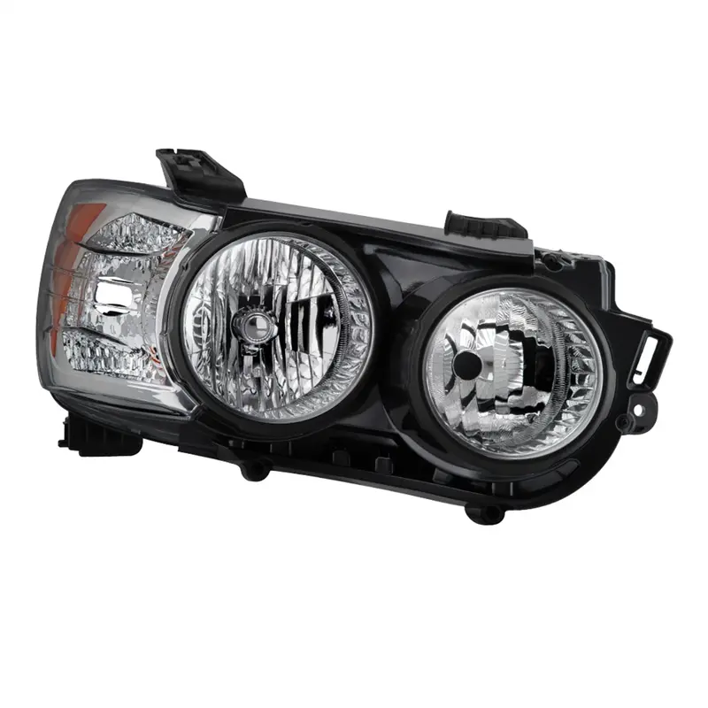 Spyder Auto Halogen Headlight – Passenger-Side (Right) Replacement With Black Housing 1
