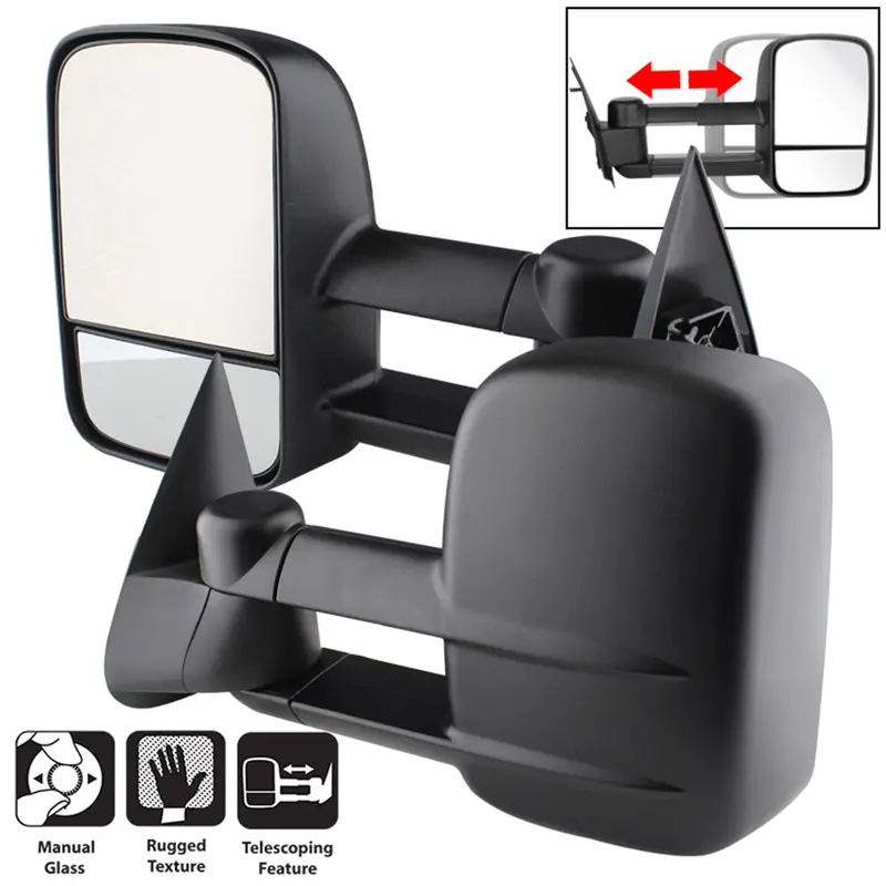 Spyder Auto Xtune Manual Door Mirror Set – Dual-Side Extendable And Adjustable Mirrors 1