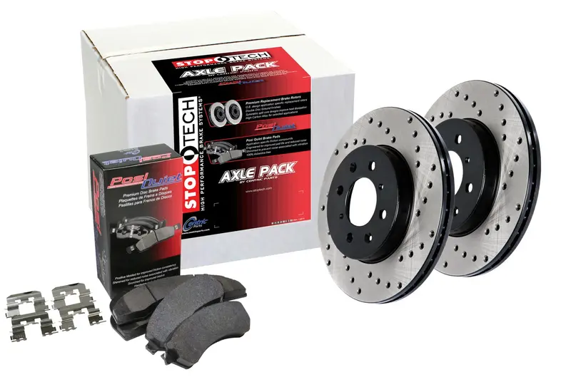 Stoptech Rear Drilled Street Brake Kit – Axle Pack, Part 939.42511 1