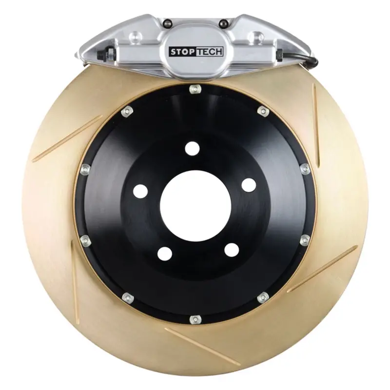 Stoptech St-6470023 Big Brake Kit – Two-Piece Rear Rotors With Caliper Mounts 1