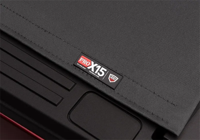 Truxedo Pro X15 Soft Roll-Up Tonneau Cover – Black, Fits 2008–2015 Nissan Titan (7'3" Bed) 1