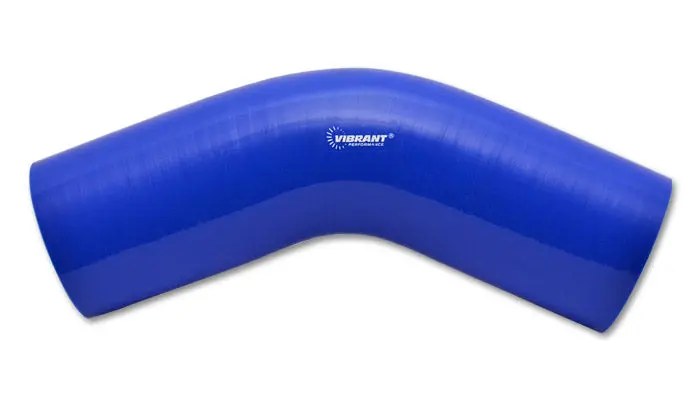Vibrant Performance 2854B 4-Ply 45° Blue Silicone Elbow – 1.75" I.D., 5" Leg Length 1
