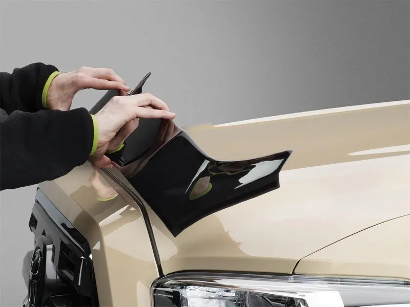 Weathertech 55168 Low-Profile Aerodynamic Hood Protector – Custom Fit 1