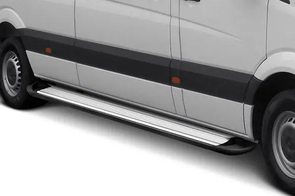 Black Horse Off Road Transporter Running Boards – Heavy-Duty Side Step Assembly 1